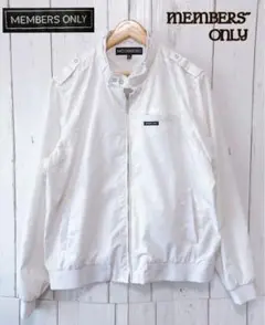 MEMBERS ONLY ホワイト ジャケット　ブルゾン　サイズXL