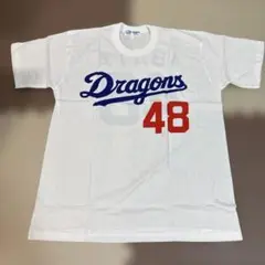 【新品未使用】中日ドラゴンズ 井端弘和 48 ユニフォーム Tシャツ