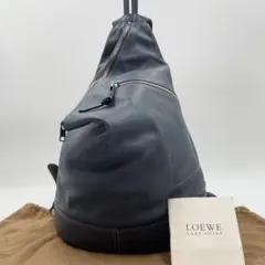 ✨美品✨ロエベ アントン リュック レザー シルバー 金具 ステッチ レディース