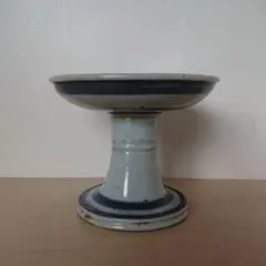 古伊万里 染付 高杯 高月