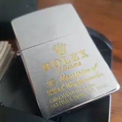 ロレックス ROLEX シルバークローム Zippo