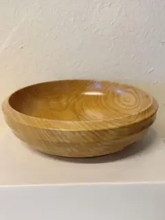 木製　19.5cm サラダ　ボウル　食器　天然木　工芸品　岐阜　小椋製盆所