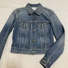 Levi's レッドループ　インディゴ レディースデニムジャケット36インチ S