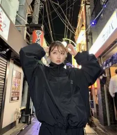 【平フラNICO着用】BASICKS UMBRO NYLON JACKET