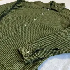 70s 80s ドイツ　シャークカラー　イタリアンカラー　ユーロ　ヴィンテージ 0442. 1970's shark collar shirt ブルー シャークカラー 半袖