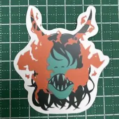 悪魔の顔 ステッカー