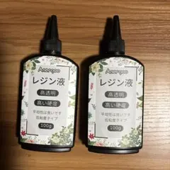 新品未使用　レジン液 100g 2本セット