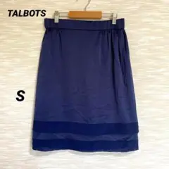 TALBOTS タイトスカート【S】ひざ丈 切り替え 上品 エレガント 0379