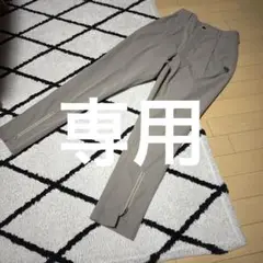 ジッパー付きグレーゴルフパンツ　EXTREMEZ