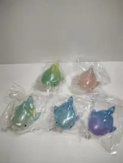 もちっこサメさん くりあーず ソフビ クールスカイ 5種 コンプリート