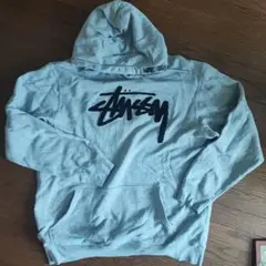 Stussy グレー XL フード付きパーカー