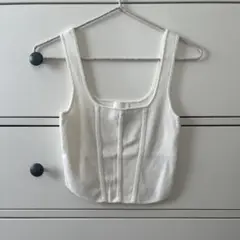 H&M コルセット ノースリーブ トップス S