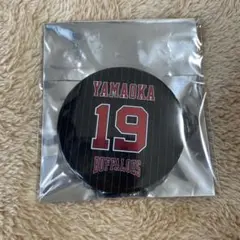 オリックス 夏の陣2025 ユニフォーム柄缶バッジ 19 山岡大輔
