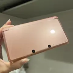 【美品】ニンテンドー3DS ミスティピンク 充電器/とびだせどうぶつの森付き
