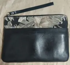 DRIES VAN NOTEN クラッチバッグ ポーチ イタリアンレザー