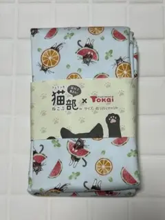 フェリシモ猫部×トーカイ　ハチワレ　猫とフルーツ柄　約1メートル　オックス