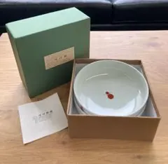 新品未使用　有田焼　深川製磁　花ひょうたん　中皿2枚セット　平皿　取り皿　和食器