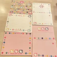 平成レトロ　キティ　レターセット　お花キティ　平成文具　サンリオ