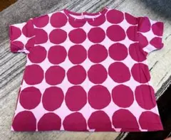ユニクロ✖️マリメッコ ドット柄　半袖Tシャツ130cm