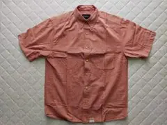 値下げ　Eddie Bauer 半袖シャツ S 赤系 チェック柄