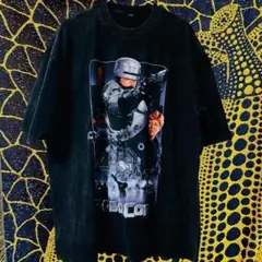 ロボコップ ウォッシュ加工 半袖 Tシャツ 夏 新品 お洒落 XL 2XL