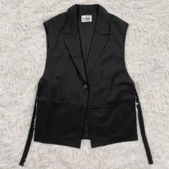 美品✨アドーア ジレ スリット ベルト ベスト ロング