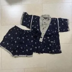コムサイズム　甚平　キッズ　100