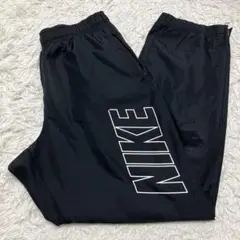 《状態良人気早い者勝ち》ナイキnikeビッグロゴナイロンイージーパンツブラック