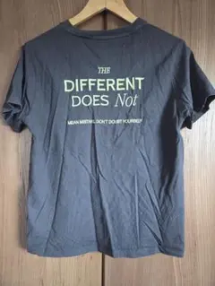 Ungrid カラーエンブロイダリー　チャコールグレー　Tシャツ