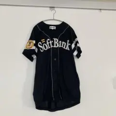 ユニフォーム　黒　LLサイズ　ソフトバンクホークス　応援グッズ