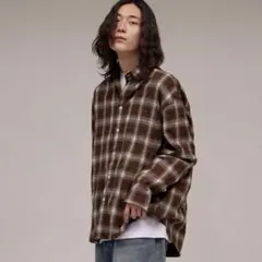 FILLUMINATE Overfit Plaid Check Shirt