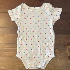 赤ちゃんの城　水玉模様ロンパース 80cm