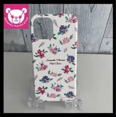 【新品】サマンサタバサSamantha iPhone12/Proケース 花柄 白