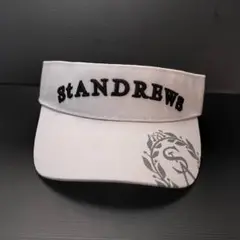 セントアンドリュース　サンバイザー　ホワイト
