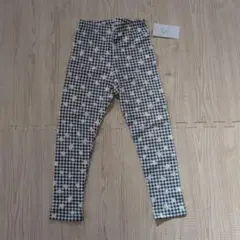 ever closet チェック花柄レギンス 120cm