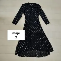 maje　ワンピース　２　デイジー　ブラック