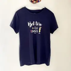 フィラ　テニスウェア　Tシャツ　ネイビー