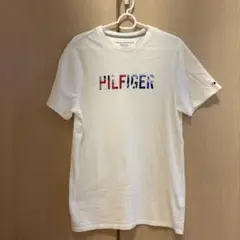 TOMMY HILFIGER ホワイトロゴTシャツ S/P