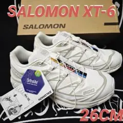 Salomon サロモン スニーカー XT-6 ホワイト 26CM