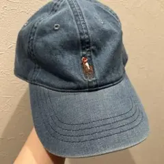 ポロ　ラルフローレン　デニム　キャップ