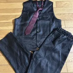 男の子フォーマルベストスーツ160cm ネクタイ