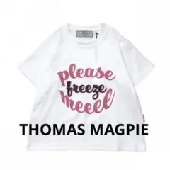 トーマスマグパイ　ロゴ　Tシャツ　ビッグシルエット　コラボT