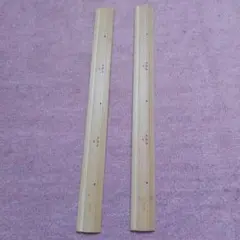 【新品未使用】竹ものさし 30cm 2本セット