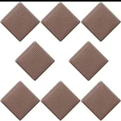シリコン　滑り止め8枚セット6×6cm