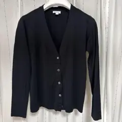 美品　SUNSPEL ブラック 長袖カーディガン　薄手