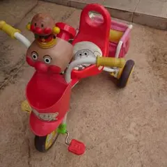 アンパンマン 三輪車 後部カート付き