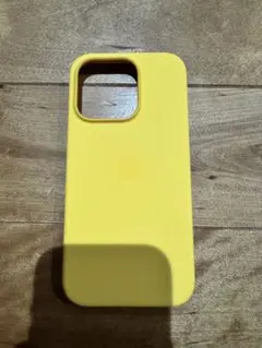 iPhone 15 Pro 純正互換品 シリコーンケース サンシャイン