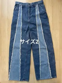 jieDa ジエダ SWITCHING OVER DENIM PANTS 2 L