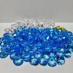 アクリルアイス 142個セット　ダイヤモンドカット　ストーン型