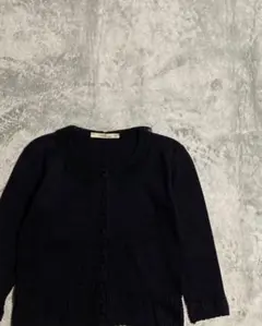 BLUMARINE ブルマリン レース 襟 ニット カーディガン